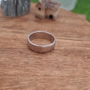 Size 8 Stainless Steel Wedding Band  R807 Heavy Duty